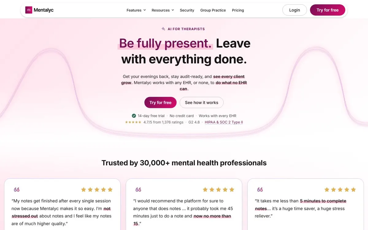 Mentalyc website