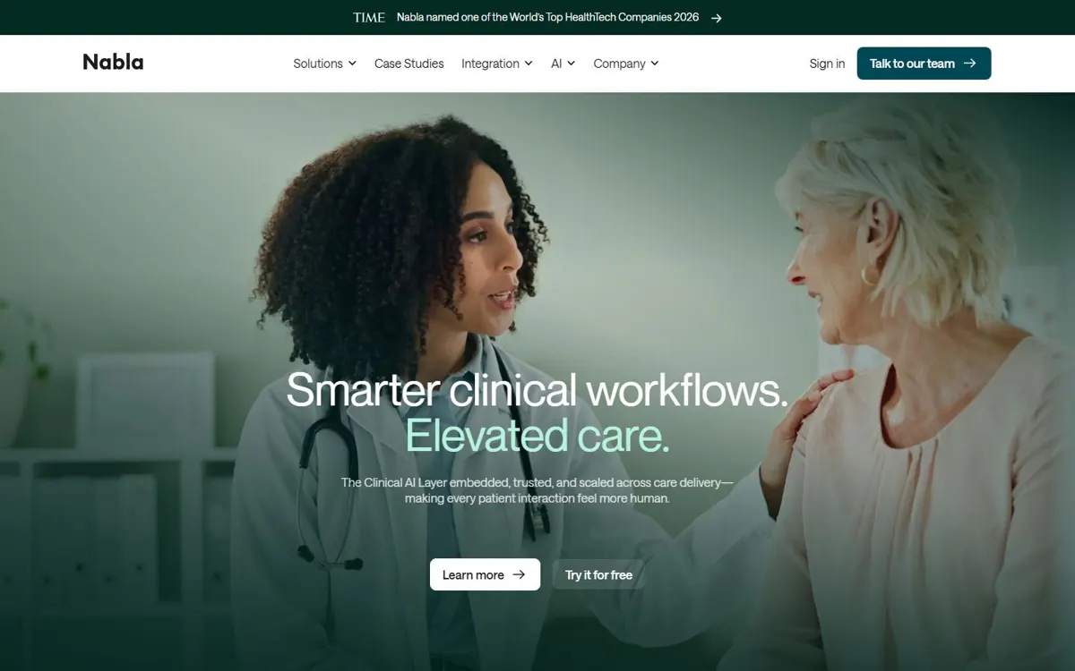 Nabla website