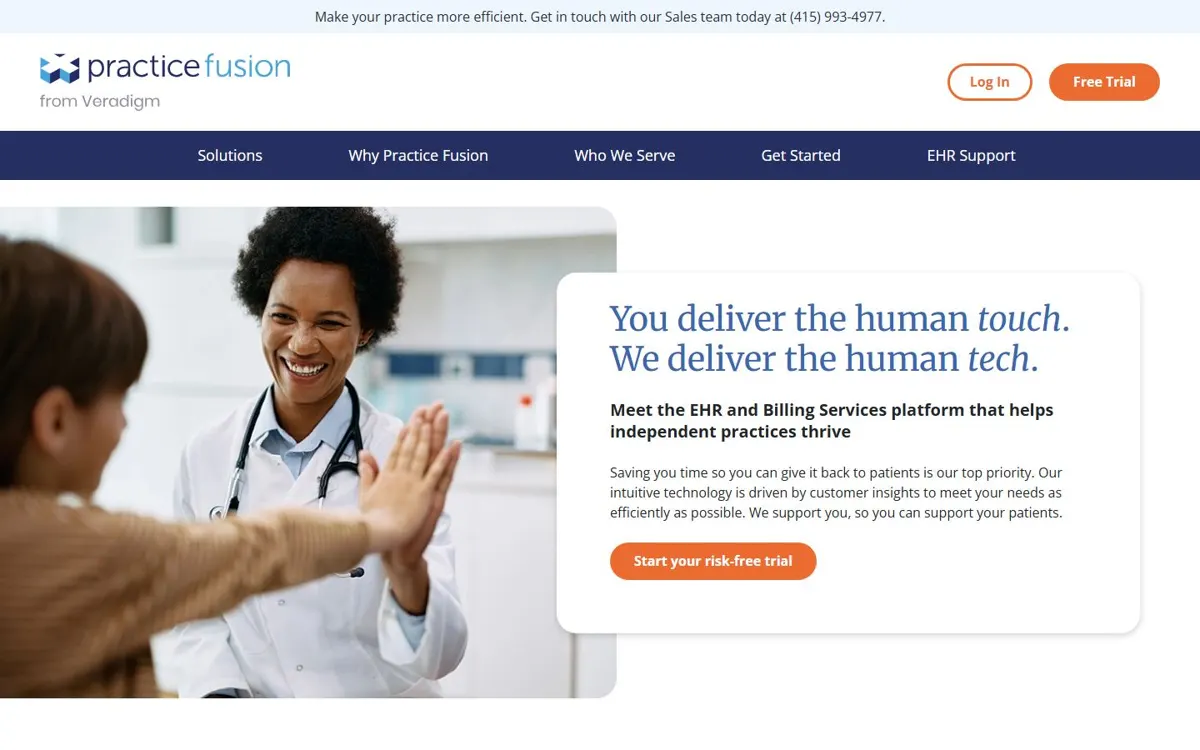 Practice Fusion website